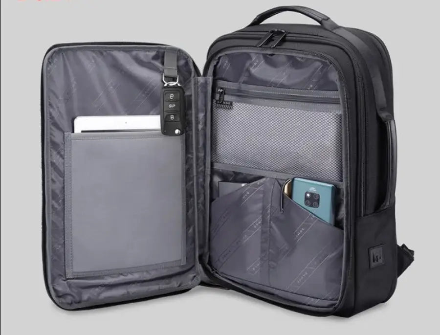 Mochila Executiva Viramelo MCH16 - Notebook 15,6", Impermeável, Trava TSA e Porta USB