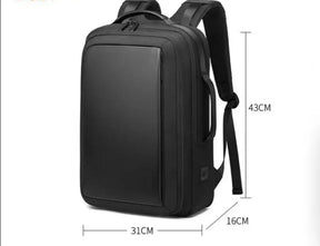 Mochila Executiva Viramelo MCH16 - Notebook 15,6", Impermeável, Trava TSA e Porta USB