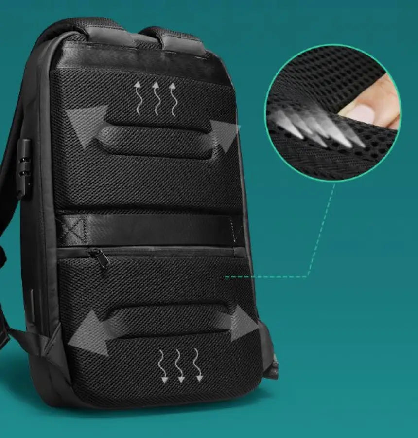 Mochila Executiva Viramelo MCH12 - Notebook 15,6", Impermeável, Trava TSA e Porta USB