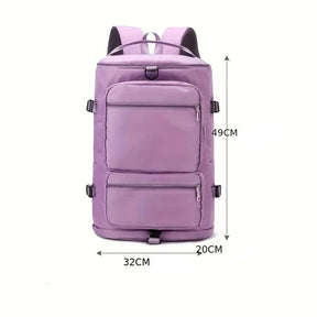 Mochila de Viagem com Grande Capacidade de Nylon