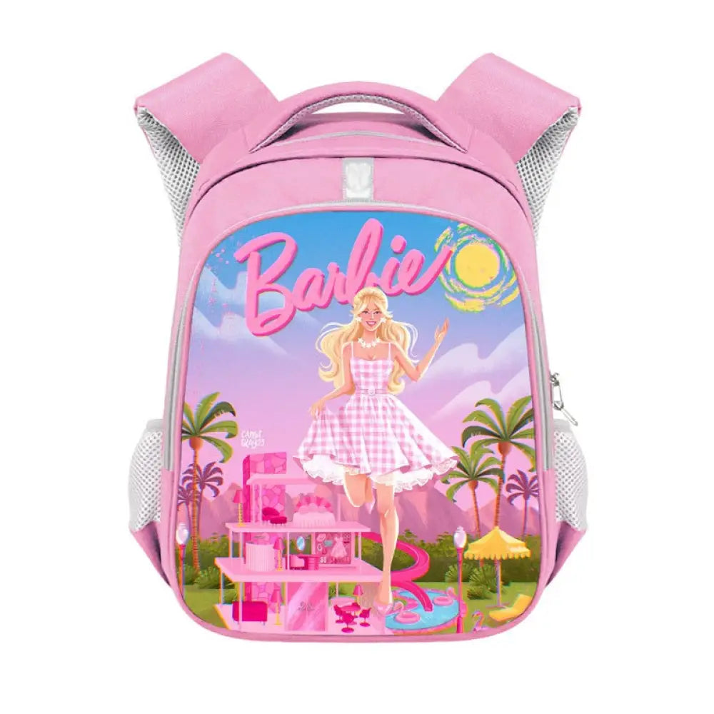 Mochila Escolar Barbie Girl De Grande Capacidade