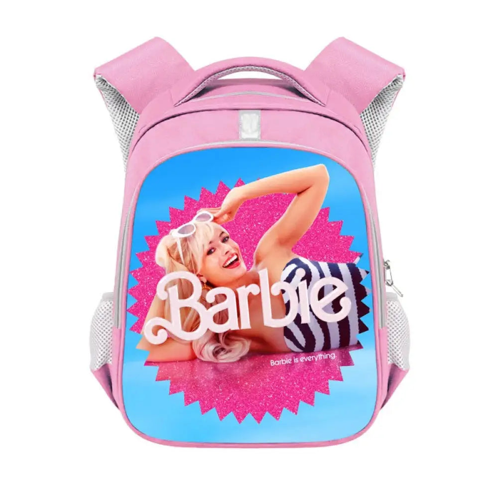 Mochila Escolar Barbie Girl De Grande Capacidade