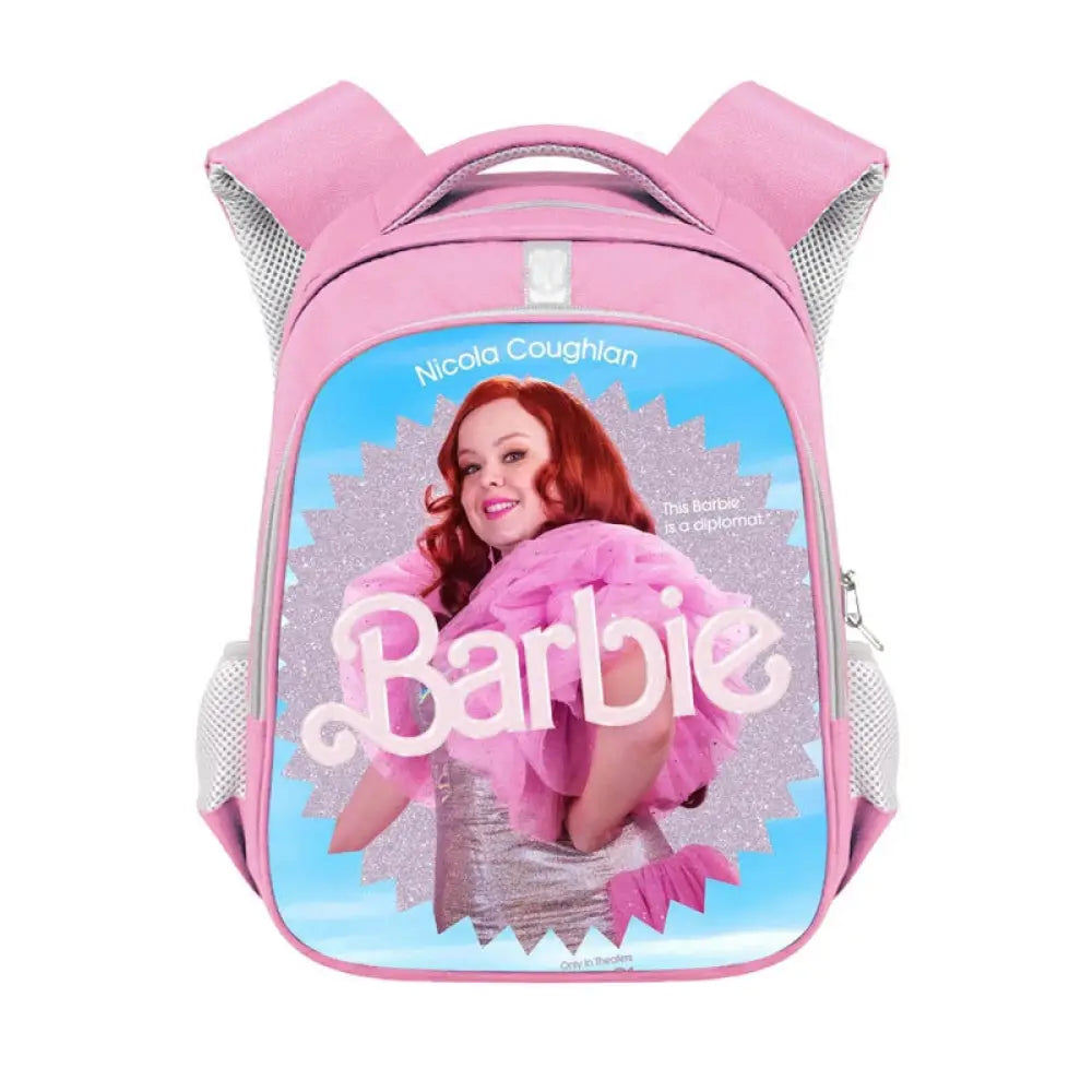 Mochila Escolar Barbie Girl De Grande Capacidade