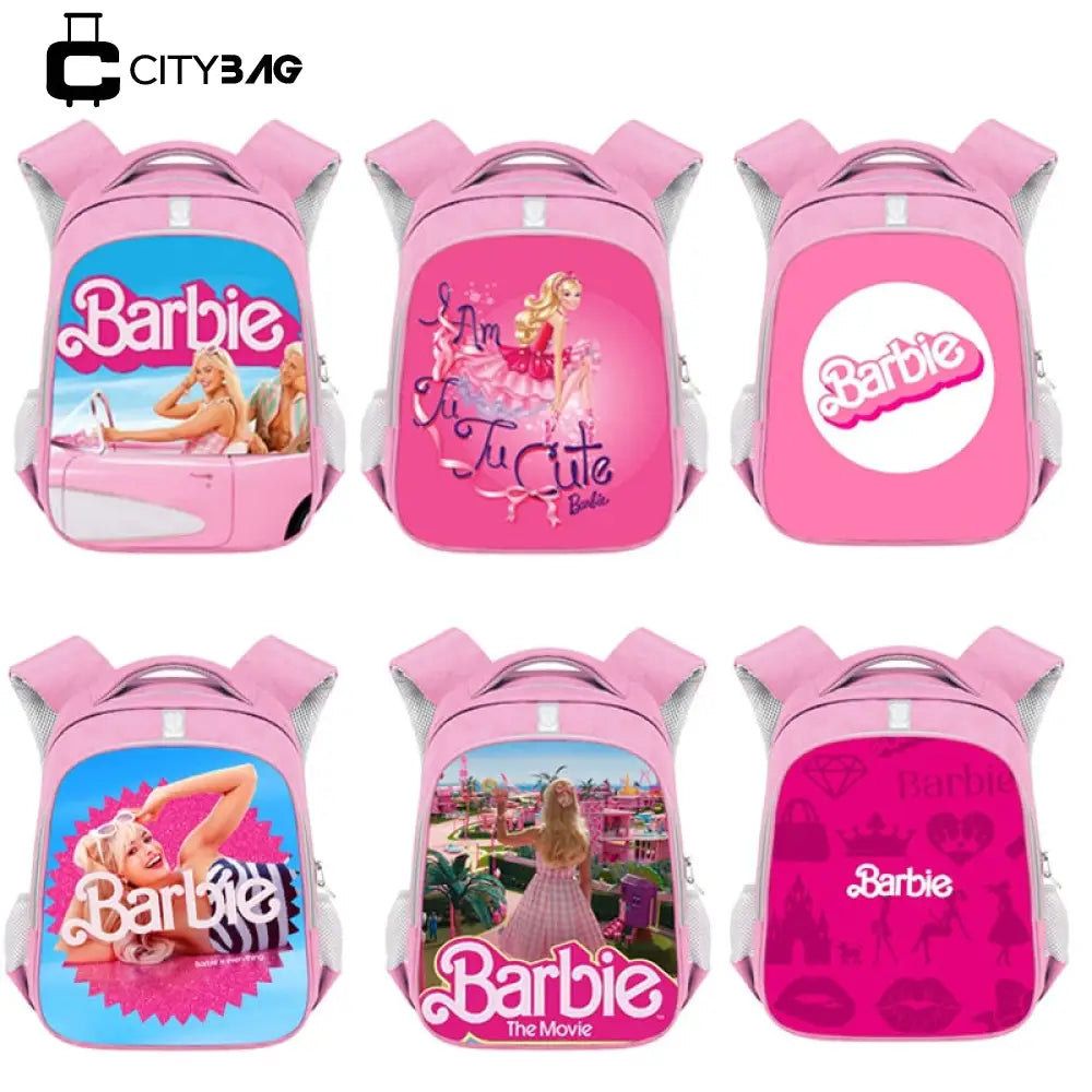 Mochila Escolar Barbie Girl De Grande Capacidade