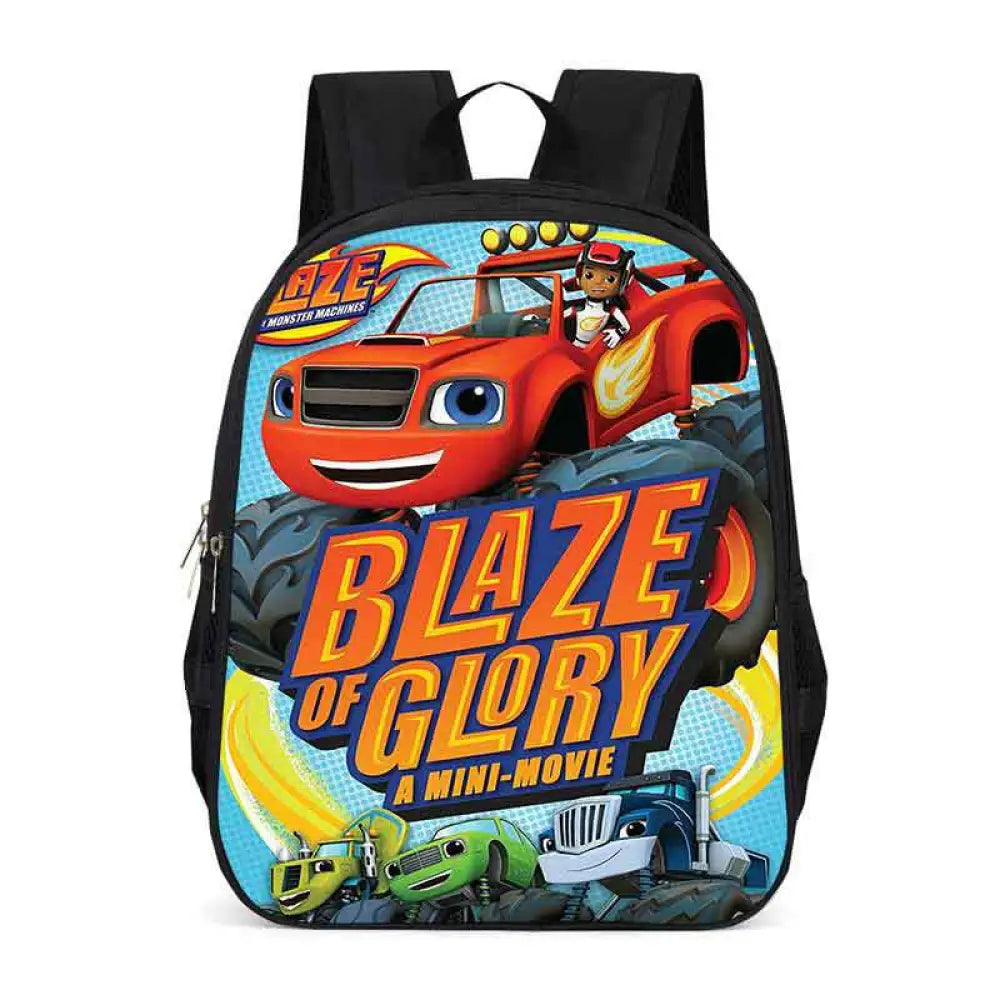 Mochila Escolar com Estampa de Desenho Blaze and the Monster Machines