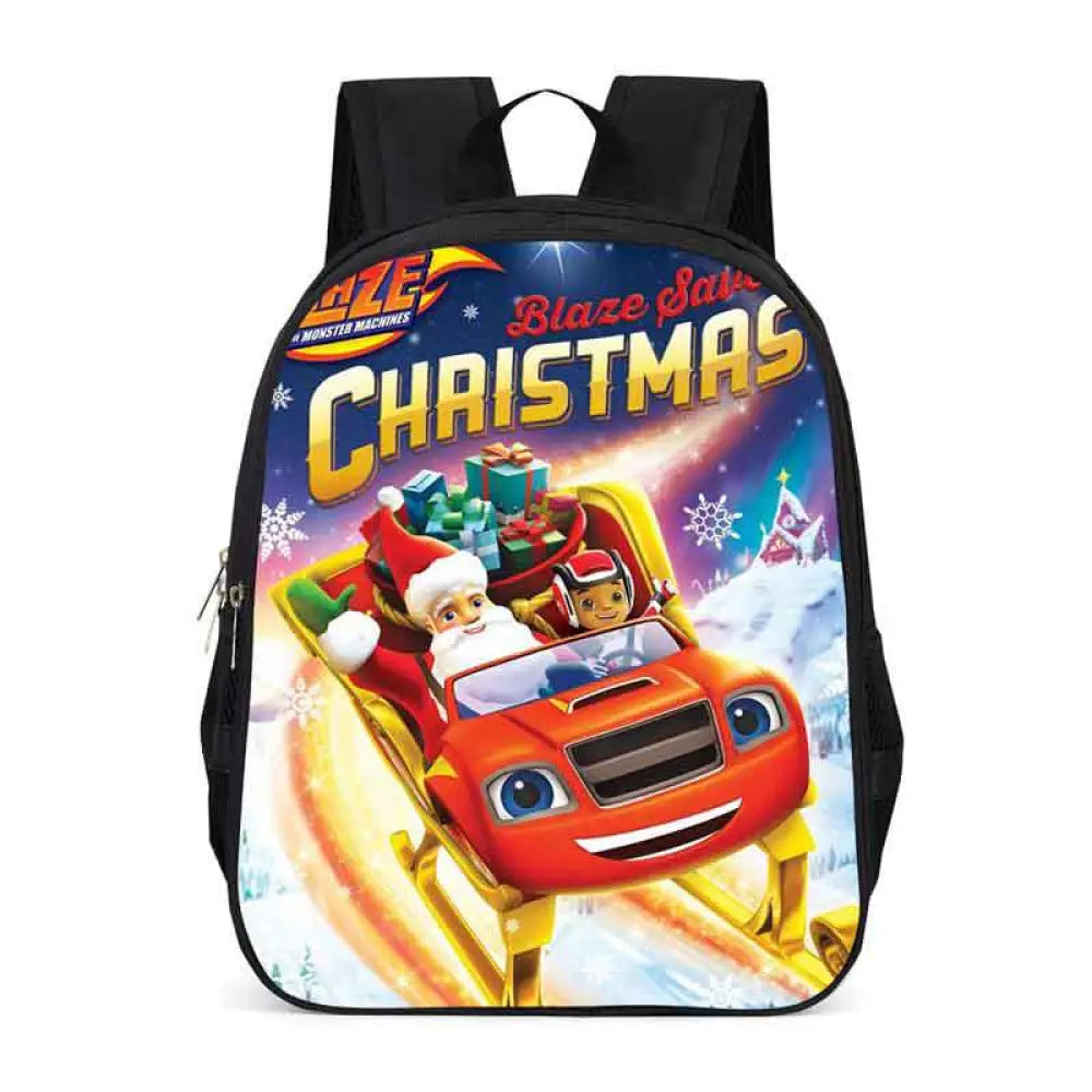 Mochila Escolar com Estampa de Desenho Blaze and the Monster Machines