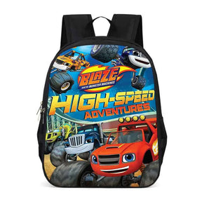 Mochila Escolar com Estampa de Desenho Blaze and the Monster Machines