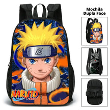 Mochila Escolar Naruto 2 em 1 Estampa Dupla Face - MCH20