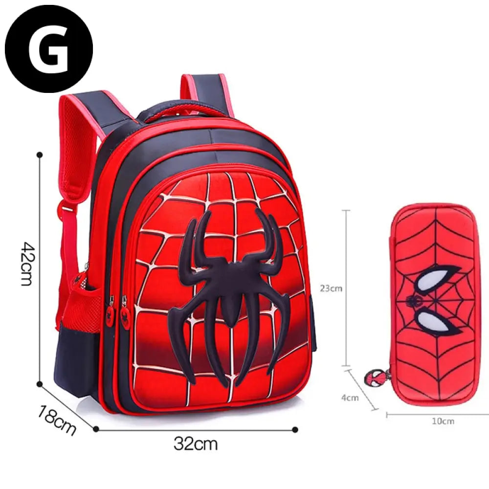 Mochila Escolar Infantil Homem Aranha 3D - MCH03