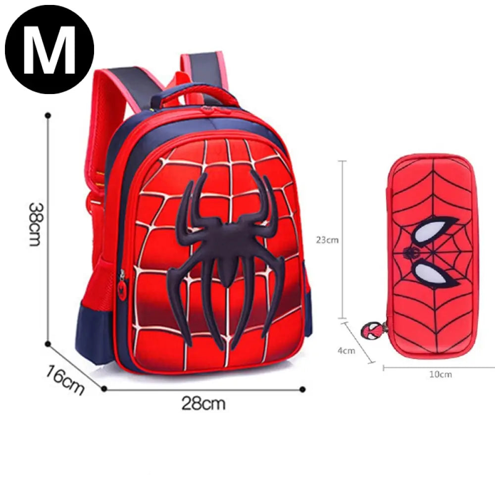 Mochila Escolar Infantil Homem Aranha 3D - MCH03