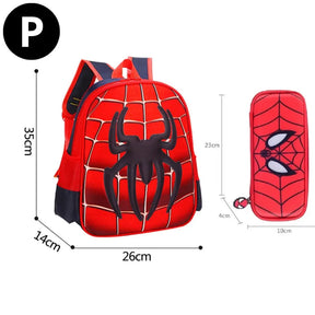 Mochila Escolar Infantil Homem Aranha 3D - MCH03