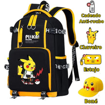 Mochila Escolar Luminosa do Pokémon Pikachu - MCH40