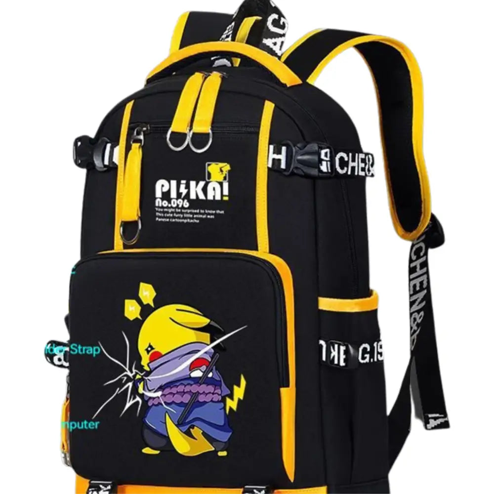 Mochila Escolar Luminosa do Pokémon Pikachu - MCH40