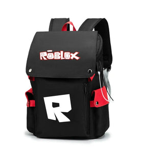 Mochila Escolar Roblox com Entrada de Fones de Ouvido e USB - MCH57