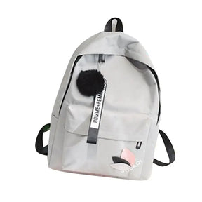 Mochila Escolar Unissex Com Chaveiro Design Moderno Mochila Para Adolescentes