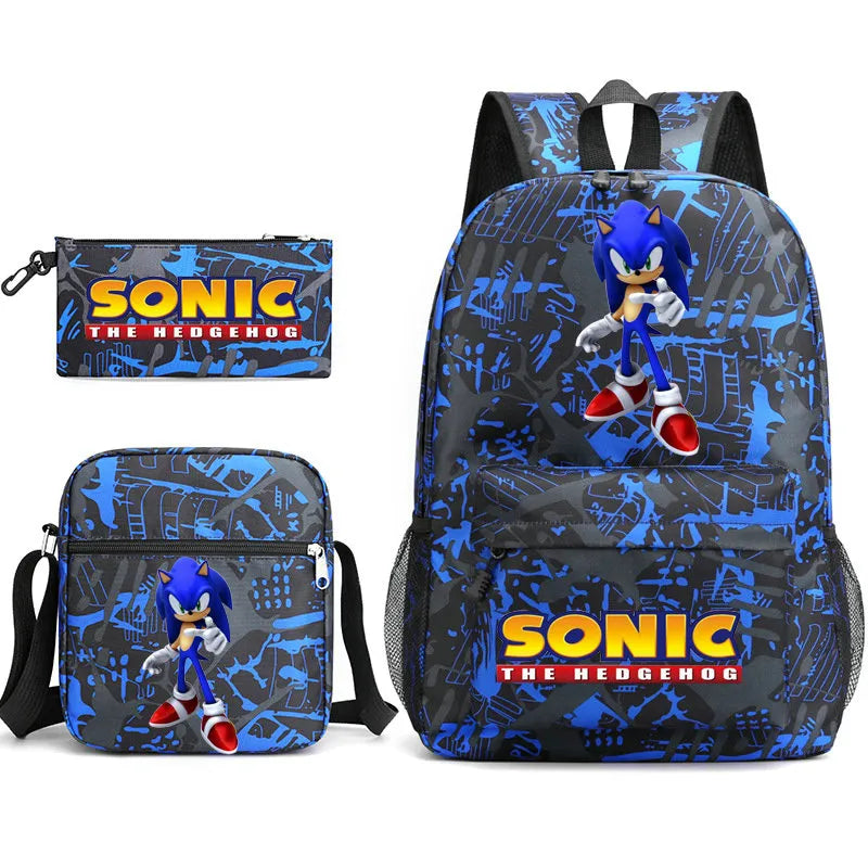 Kit Mochila Sonic Modelo Masculino