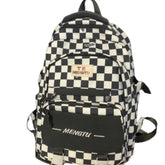 Mochila Escolar Juvenil Feminina Reforçada Xadrez - MCH102