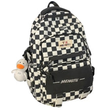 Mochila Escolar Juvenil Feminina Reforçada Xadrez - MCH102