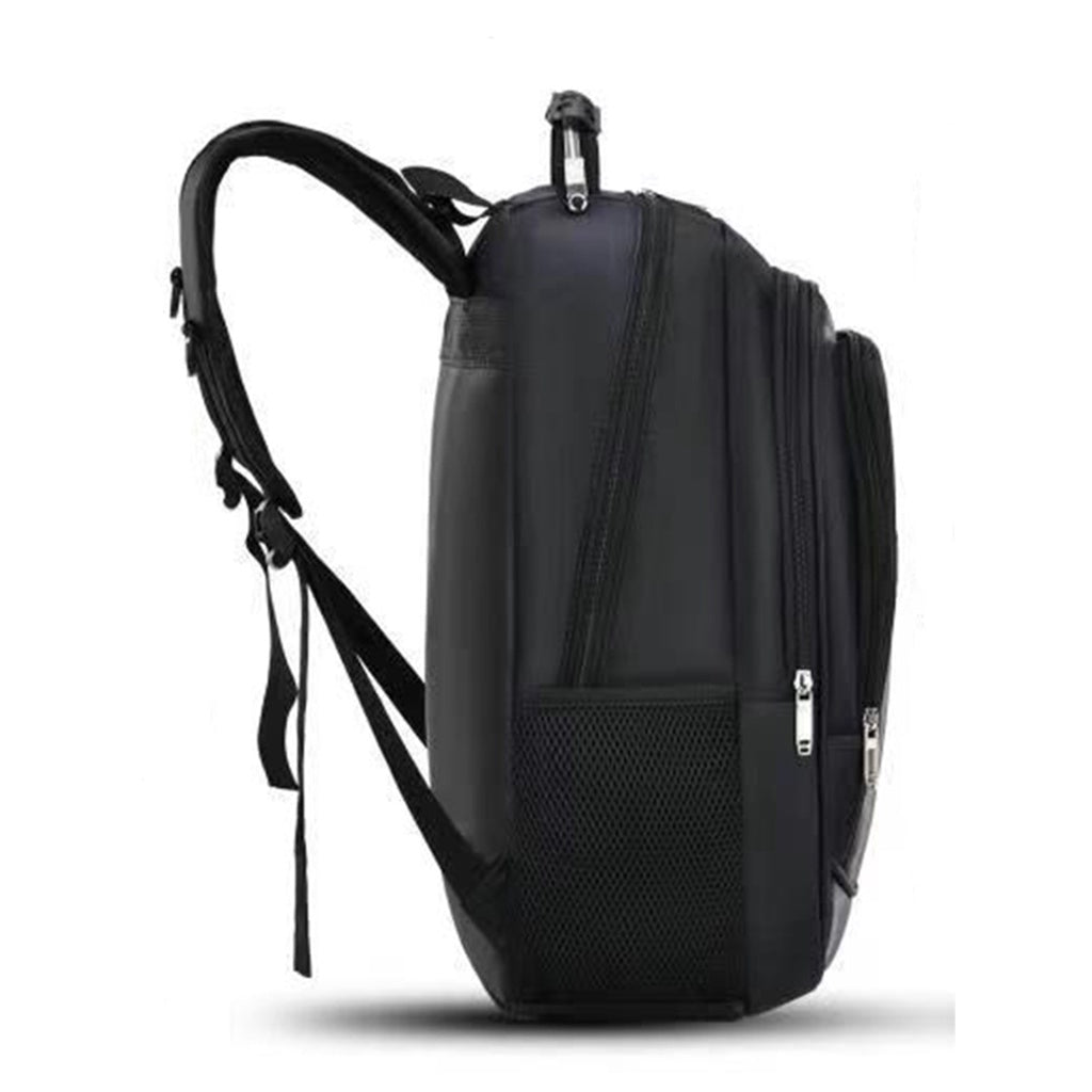 Mochila Masculina Executiva de Couro - Notebook 17", Impermeável e Resistente