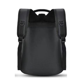 Mochila Masculina Executiva de Couro - Notebook 17", Impermeável e Resistente